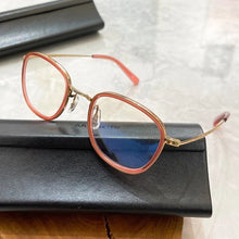 Load image into Gallery viewer, Japanese GMS-824 Pure Titanium Designer Vintage Round Eyeglasses Frame Men Hand-made Myopia Glasses Women Eye Accessories