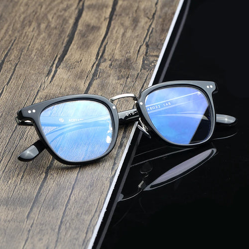 Japanese Glasses Frame Vintage Square Acetate Frame Eyeglasses Optical Glasses Designer Glasses Prescription Glasses Women YVES