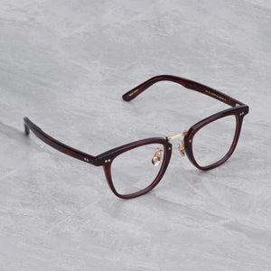 Japanese Glasses Frame Vintage Square Acetate Frame Eyeglasses Optical Glasses Designer Glasses Prescription Glasses Women YVES