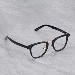 Japanese Glasses Frame Vintage Square Acetate Frame Eyeglasses Optical Glasses Designer Glasses Prescription Glasses Women YVES