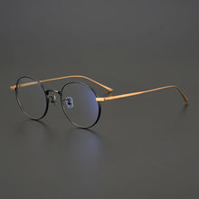 Carica l&#39;immagine nel visualizzatore di Gallery, Occhiali da vista rotondi retrò giapponesi fatti a mano Occhiali da vista Telaio Uomo Donna Occhiali da vista miopia in titanio Oculos De Grau