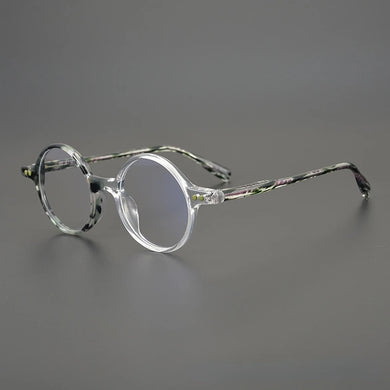 Japanese Hand-made Personalized Round Sunglasses Frames Retro Acetate Top-quality Glasses for Men  Eyeglasses