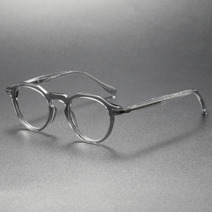 Japanese Handmade Acetate Eyeglasses Frame Vintage Men Optical Eyewear Prescription Retro Glasses Women Spectacle
