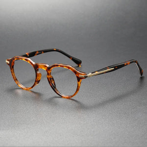 Japanese Handmade Acetate Eyeglasses Frame Vintage Men Optical Eyewear Prescription Retro Glasses Women Spectacle