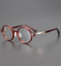Load image into Gallery viewer, Japanese Handmade Acetate Eyeglasses Round Frame Vintage Men Optical Eyewear Top Quality Prescription Glasses Women Spectacle