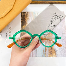 Load image into Gallery viewer, Japanese Handmade Acetate Square Polygon Glasses Vintage Men Myopia Optical Prescription Eyeglasses Frame Women Eyewear 76807