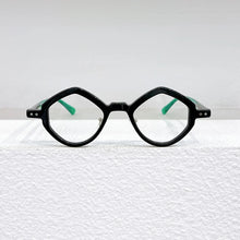 Load image into Gallery viewer, Japanese Handmade Acetate Square Polygon Glasses Vintage Men Myopia Optical Prescription Eyeglasses Frame Women Eyewear 76807