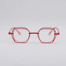Load image into Gallery viewer, Japanese Handmade Acetate Square Polygon Glasses Vintage Men Myopia Optical Prescription Eyeglasses Frame Women Eyewear