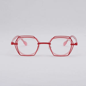 Japanese Handmade Acetate Square Polygon Glasses Vintage Men Myopia Optical Prescription Eyeglasses Frame Women Eyewear