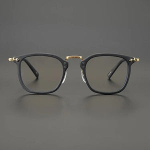 Japanese Handmade Design GMS806  Pure Titanium Acetate Glasses Frame Men Eyeglass Frame Retro Square Myopia Prescription