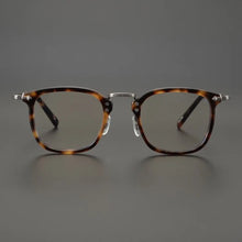 Carica l&#39;immagine nel visualizzatore di Gallery, Japanese Handmade Design GMS806  Pure Titanium Acetate Glasses Frame Men Eyeglass Frame Retro Square Myopia Prescription