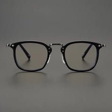 Carica l&#39;immagine nel visualizzatore di Gallery, Japanese Handmade Design GMS806  Pure Titanium Acetate Glasses Frame Men Eyeglass Frame Retro Square Myopia Prescription