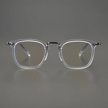 Carica l&#39;immagine nel visualizzatore di Gallery, Japanese Handmade Design GMS806  Pure Titanium Acetate Glasses Frame Men Eyeglass Frame Retro Square Myopia Prescription