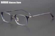 Load image into Gallery viewer, Japanese Handmade Eyeglasses Ultralight Titanium Glasses Frame Men Vintage Square Optical Eyewear Women Blue Light Gafas GMS-820