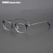 Load image into Gallery viewer, Japanese Handmade Eyeglasses Ultralight Titanium Glasses Frame Men Vintage Square Optical Eyewear Women Blue Light Gafas GMS-820