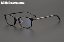 Load image into Gallery viewer, Japanese Handmade Eyeglasses Ultralight Titanium Glasses Frame Men Vintage Square Optical Eyewear Women Blue Light Gafas GMS-820