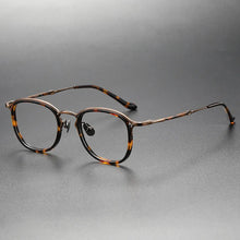 Carica l&#39;immagine nel visualizzatore di Gallery, Japanese Handmade Glasses Frame Men Retro Oval Titanium Acetate Eyeglasses Women Round Trend Eyewear Spectacles Accessory M3118