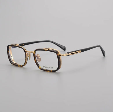 Japanese Handmade Pure Titanium Eyeglasses Frame Vintage Men Optical Eyewear   Prescription Glasses Women Spectacle