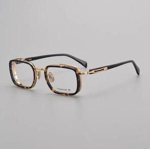 Japanese Handmade Pure Titanium Eyeglasses Frame Vintage Men Optical Eyewear   Prescription Glasses Women Spectacle