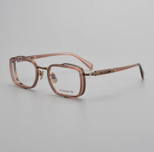 Load image into Gallery viewer, Japanese Handmade Pure Titanium Eyeglasses Frame Vintage Men Optical Eyewear   Prescription Glasses Women Spectacle
