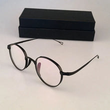 Load image into Gallery viewer, Japanese Handmade Pure Titanium Glasses Frame KMN113 Retro Oval Round Men Eyeglasses Women Myopia Reading Eyewear Frames Oculos
