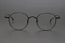 Load image into Gallery viewer, Japanese Handmade Pure Titanium Glasses Frame KMN113 Retro Oval Round Men Eyeglasses Women Myopia Reading Eyewear Frames Oculos
