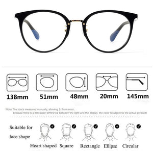 Japanese Handmade Round Acetate Glasses Frame Men Ultra-light Vintage Oval Eyeglasses Frames Women Spectacles Eyewear GAFAS