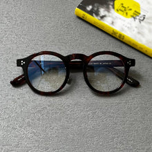 Load image into Gallery viewer, Japanese Handmade Round Prescription Eyeglasses Frame Men Vintage Acetate Optical Glasses Women Classic Full Rim Myopia Eyewear