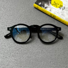 Load image into Gallery viewer, Japanese Handmade Round Prescription Eyeglasses Frame Men Vintage Acetate Optical Glasses Women Classic Full Rim Myopia Eyewear