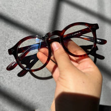 Load image into Gallery viewer, Japanese Handmade Round Prescription Eyeglasses Frame Men Vintage Acetate Optical Glasses Women Classic Full Rim Myopia Eyewear
