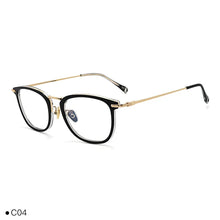 Carica l&#39;immagine nel visualizzatore di Gallery, Japanese Handmade Square Titanium Glasses Frame Men Ultralight Myopia Eyeglasses Women Retro Prescription Anti Blue Light Optics