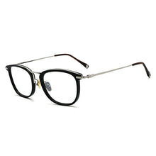 Carica l&#39;immagine nel visualizzatore di Gallery, Japanese Handmade Square Titanium Glasses Frame Men Ultralight Myopia Eyeglasses Women Retro Prescription Anti Blue Light Optics