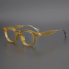 Load image into Gallery viewer, Japanese Handmade Titanium Acetate Glasses Frame Men Vintage Prescription Eyeglasses Women Transparent Optical Eyewear Spectacle