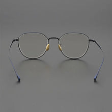 Carica l&#39;immagine nel visualizzatore di Gallery, Japanese Handmade Titanium Eyeglasses Frame Men Oval Round Optical Prescription Glasses Frames Women Myopia Spectacles Eyewear