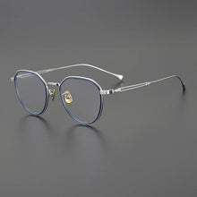 Carica l&#39;immagine nel visualizzatore di Gallery, Japanese Handmade Titanium Eyeglasses Frame Men Oval Round Optical Prescription Glasses Frames Women Myopia Spectacles Eyewear
