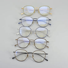 Carica l&#39;immagine nel visualizzatore di Gallery, Japanese Handmade Titanium Eyeglasses Frame Men Oval Round Optical Prescription Glasses Frames Women Myopia Spectacles Eyewear