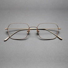 Carica l&#39;immagine nel visualizzatore di Gallery, Japanese Handmade Titanium Glasses Frame Women Lightweight Optical Blue Light Eyewear Men Square Prescription Eyeglasses Gafas