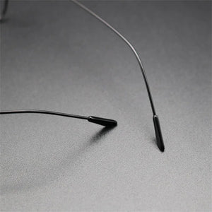 Japanese Handmade Titanium Glasses Frame Women Lightweight Optical Blue Light Eyewear Men Square Prescription Eyeglasses Gafas