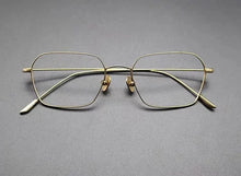 Carica l&#39;immagine nel visualizzatore di Gallery, Japanese Handmade Titanium Glasses Frame Women Lightweight Optical Blue Light Eyewear Men Square Prescription Eyeglasses Gafas