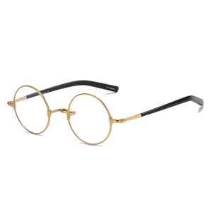 Occhiali da vista rotondi di marca giapponese Uomo Donna Occhiali da vista ottici di piccole dimensioni Montatura per occhiali KMN103 Occhiali da lettura ovali