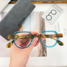 Load image into Gallery viewer, Japanese Oval Acetate Original Glasses Frames Men Myopia Classical Handmade Eyeglasses Women Prescription Eyewear