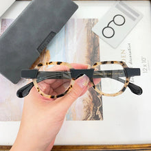 Load image into Gallery viewer, Japanese Oval Acetate Original Glasses Frames Men Myopia Classical Handmade Eyeglasses Women Prescription Eyewear