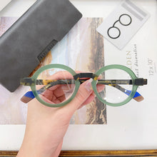 Carica l&#39;immagine nel visualizzatore di Gallery, Japanese Round Acetate Matte Glasses Frames High Quality Men Myopia Classical Handmade Eyeglasses Women Prescription Eyewear