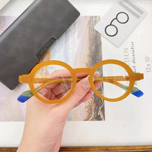 Carica l&#39;immagine nel visualizzatore di Gallery, Japanese Round Acetate Matte Glasses Frames High Quality Men Myopia Classical Handmade Eyeglasses Women Prescription Eyewear