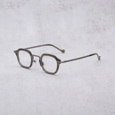 Japanese Style Original Acetate Round Polygon Glasses Frame   Men's Classic Handmade UV protection Eyeglasses WomenM7