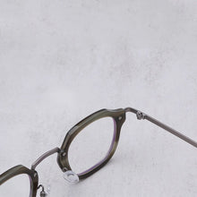Carica l&#39;immagine nel visualizzatore di Gallery, Occhiali da vista poligonali rotondi in acetato originale stile giapponese montatura da uomo classica fatta a mano con protezione UV occhiali da vista da donnaM7