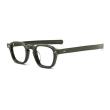 Carica l&#39;immagine nel visualizzatore di Gallery, Japanese Style Square Acetate Eyeglasses Men Optical Designer Retro Black Tortoise White Prescription Glasses  Eyewear