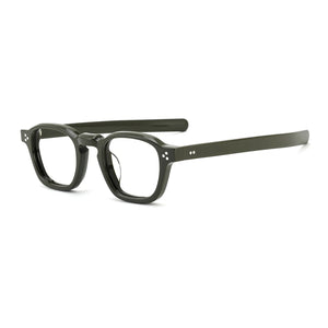 Japanese Style Square Acetate Eyeglasses Men Optical Designer Retro Black Tortoise White Prescription Glasses  Eyewear
