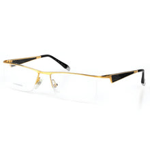 Load image into Gallery viewer, Japanese Style Titanium  Eyeglasses Half-Rim Myopia Glasses Frame Ultralight Men&#39;s Reading Prescription  Computer Gafas 11750