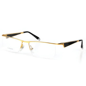 Japanese Style Titanium  Eyeglasses Half-Rim Myopia Glasses Frame Ultralight Men's Reading Prescription  Computer Gafas 11750